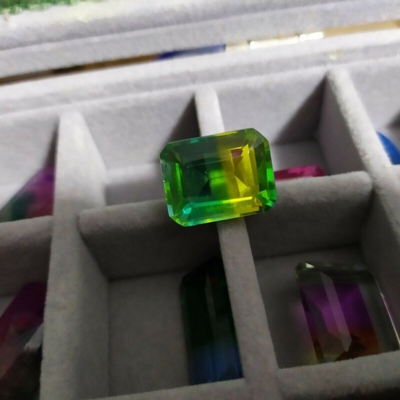 Colorful candy bi color tri color Gemstone… - Picture 8 of 8